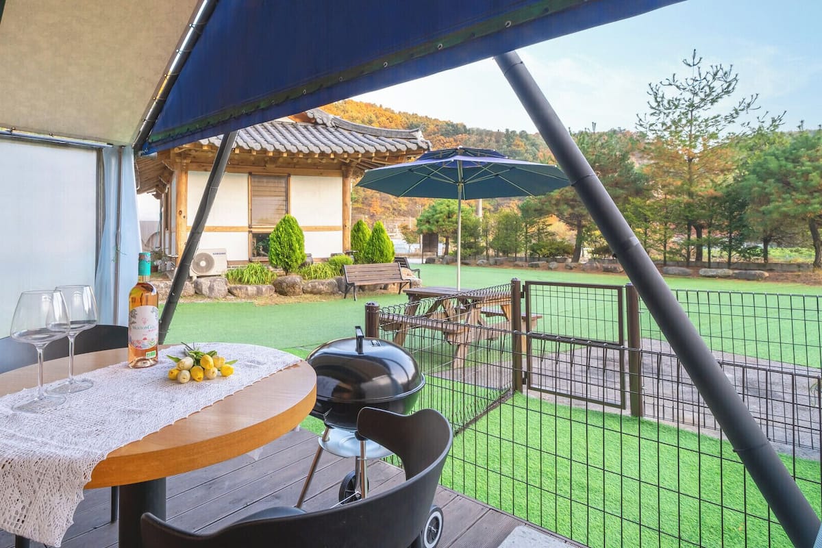 Chambre, 1 chambre (Glamping Royal1 (Pet/Private BBQ)) | 1 chambre, Wi-Fi gratuit