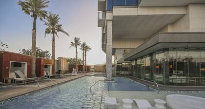 High Floor Studio Strip View/Balcony | at Palms Place