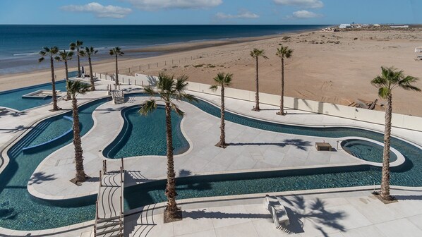 Una piscina climatizada