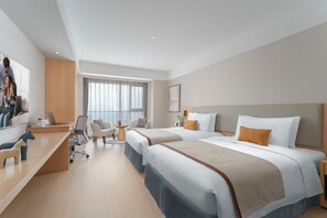 Deluxe Studio, 2 Twin Beds | Living room - Somerset Fengdong Xi'an (Xianyang)