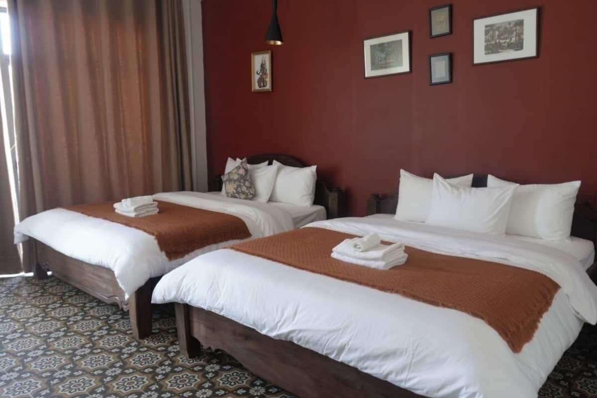 Kamar Keluarga, 2 kamar tidur, Bebas Asap Rokok, pemandangan kota | Meja kerja, ruang kerja ramah laptop, kedap suara, dan Wi-Fi gratis