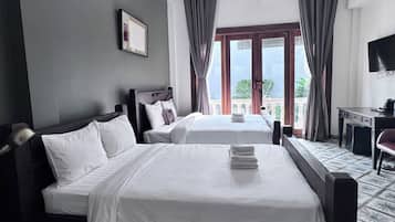 Familienzimmer, 2 Schlafzimmer, Nichtraucher, Stadtblick