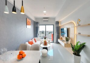 標準公寓, 2 間臥室 | 記憶床墊、客房內保險箱、獨特裝潢、布置獨特