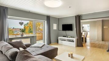 TV, lettore DVD, impianto stereo