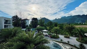 Deluxe Triple Room, Balcony, Mountain View | Balcony view