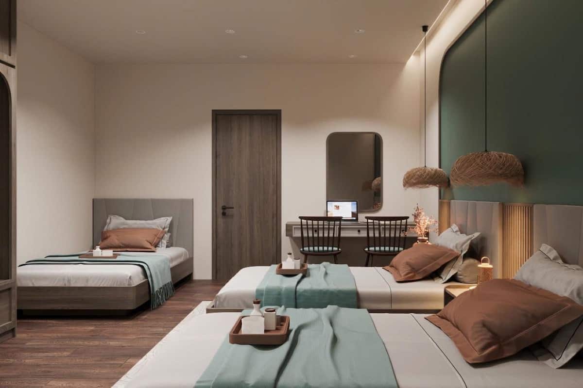Family Room, Multiple Beds, Balcony, Mountain View | Desk