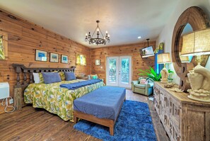 5 slaapkamers, een strijkplank/strijkijzer, gratis wifi, beddengoed