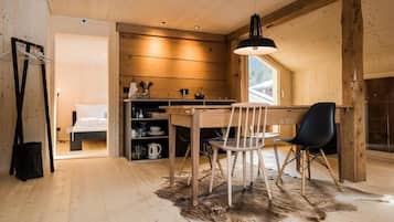 Suite Studio Confort, vue montagne | Coin séjour