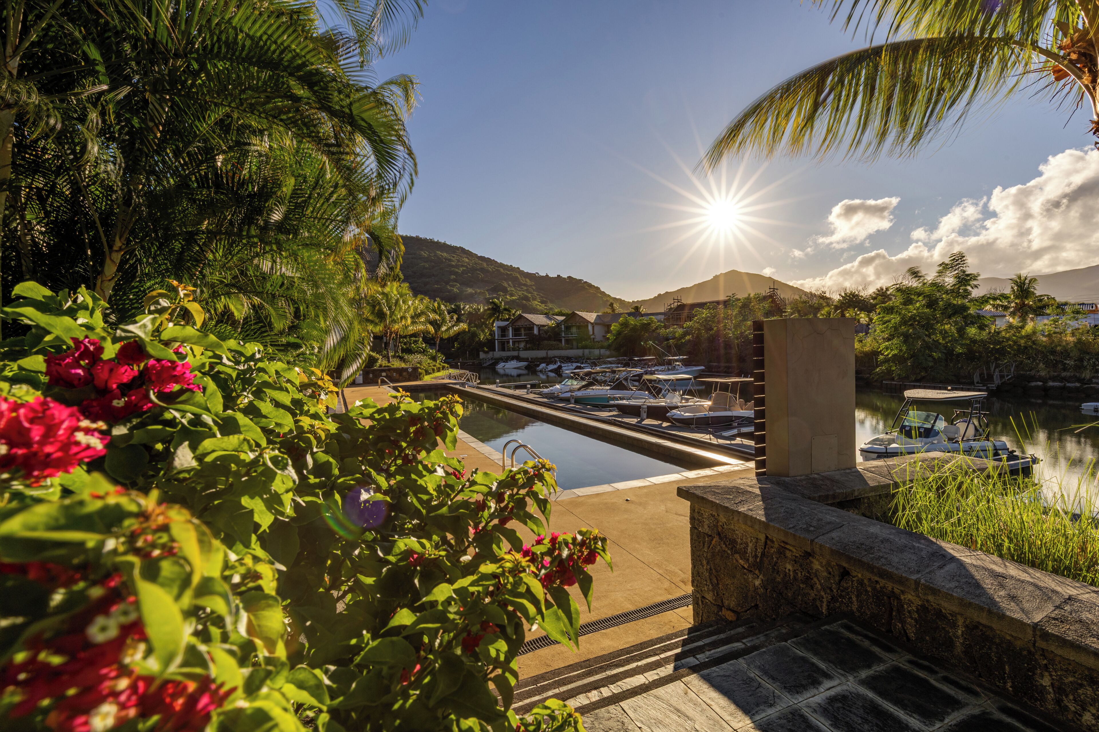 Uitzicht vanuit accommodatie