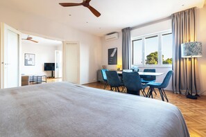 Appartement Deluxe, non-fumeurs | 2 chambres, fer et planche à repasser, Wi-Fi gratuit