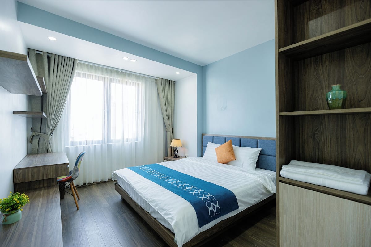 Departamento, 2 habitaciones, vista a la ciudad | 1 habitación, wifi gratis y ropa de cama