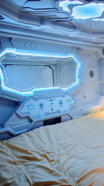 Capsule hostel Floor -1 Self Check in