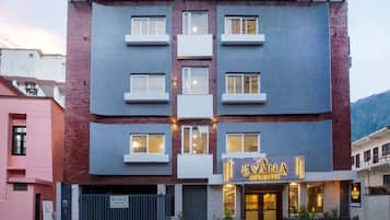 Majoituspaikan julkisivu