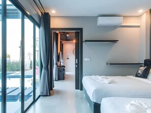 Villa, vistas a la piscina | Vistas desde la habitación