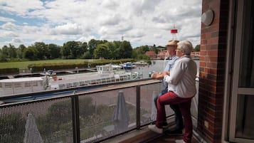 Blick vom Balkon