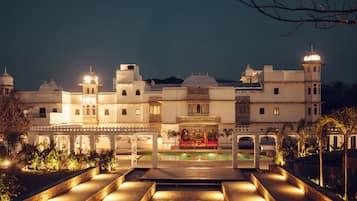 Front of property – evening/night