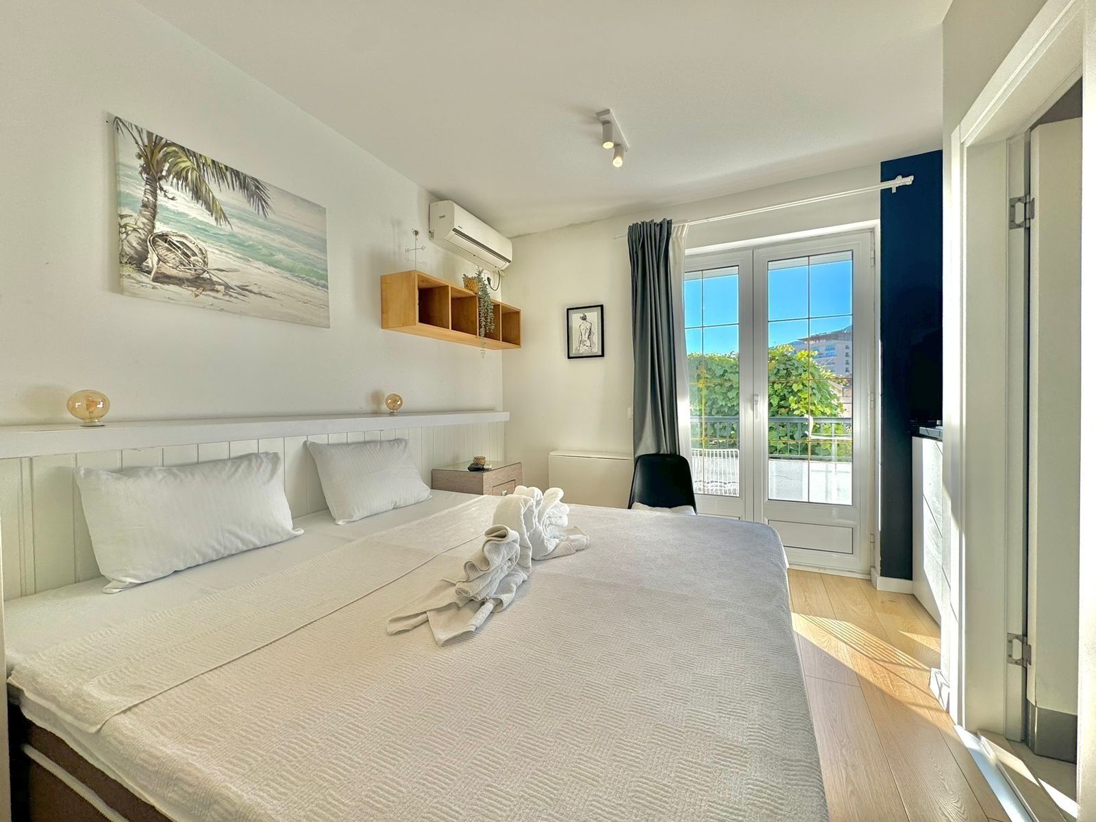 Standard Studio, Balcony | Premium bedding, memory foam beds, soundproofing, iron/ironing board