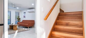 Beach Sitting @ Mulambin is a spacious holiday home.