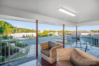 Beach Sitting @ Mulambin is a spacious holiday home.