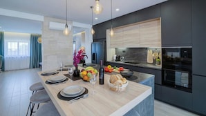 Family Villa, 4 Bedrooms, Balcony (Pool Villa One /w Sauna and Jacuzzi) | Private kitchen - Wellness Escape Villa One (Novi Vinodolski)