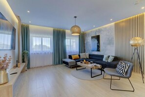 Family Villa, Multiple Bedrooms (Wellness Escape Villa One) | Living area - Wellness Escape Villa One (Novi Vinodolski)
