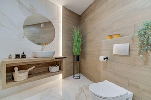 Family Villa, Multiple Bedrooms (Wellness Escape Villa One) | Bathroom | Shower, hair dryer, towels, soap - Wellness Escape Villa One (Novi Vinodolski)