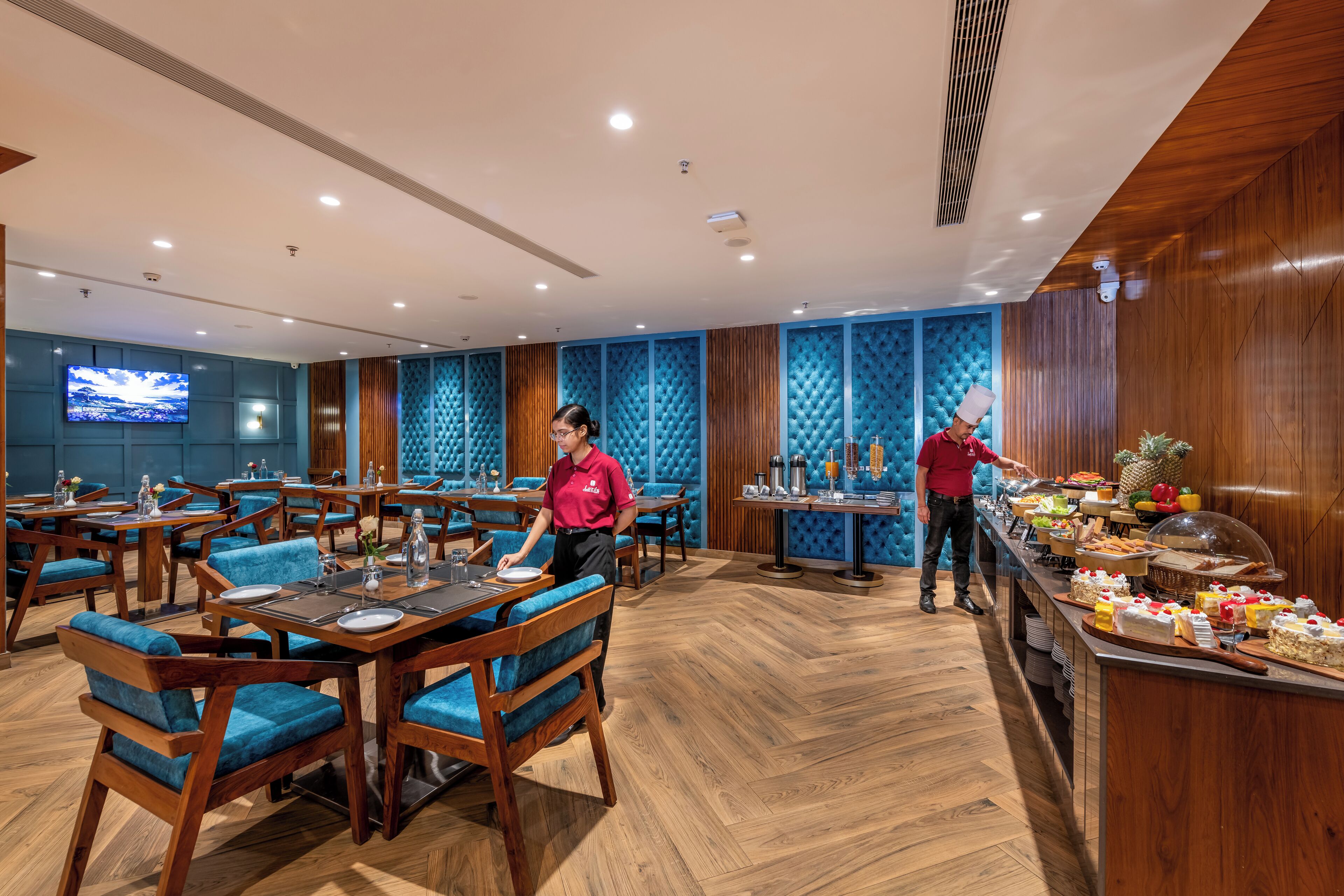 Dagelijks ontbijtbuffet (INR 250 per persoon)