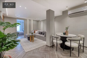 45-inch Smart TV with satellite channels - Prime Residence Heliopolis (Cairo)