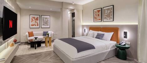 Deluxe Studio | 1 bilik tidur, bar mini, langsir/tirai gelap terus