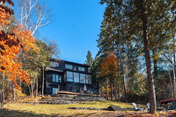 View of the back of the house