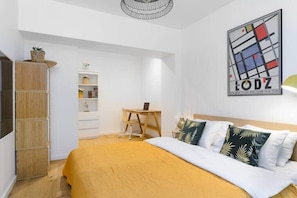 2 bedrooms, iron/ironing board, WiFi, bed sheets - Lumina 2-level apart with terrace (Lódz)