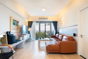 Deluxe-Apartment, 2 Schlafzimmer, Stadtblick