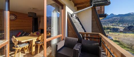 Appartement, 1 chambre, balcon | Balcon