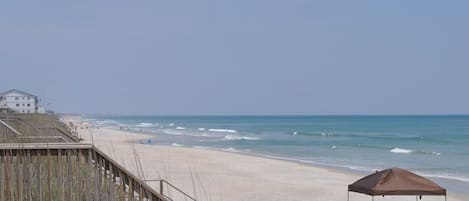 On the beach