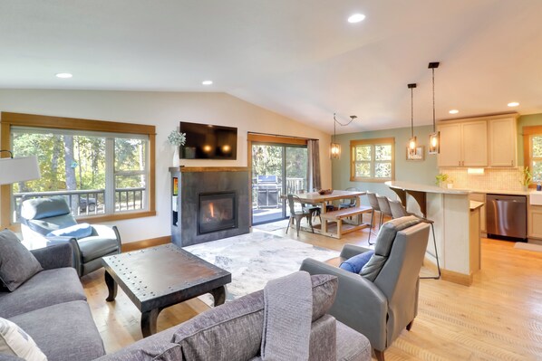 Front of property - 5 Mi to Whitefish Resort: Home w/ Shared Yard! (Whitefish)