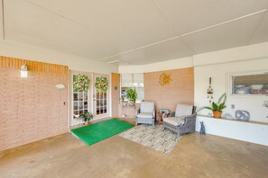 House (2 Bedrooms) | Interior - Fire Pit & Patios: Peaceful Alto Getaway! (Alto)