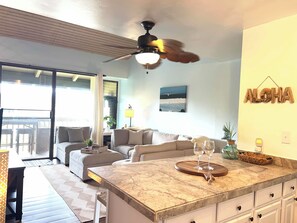 Smart TV, books - Comfy Getaway at Turtle Bay:  2-bdrm w/AC, WiFi, Pool, Lanai (Kahuku)