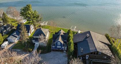 Waterfront Retreat Near Petoskey – Dock and Patio