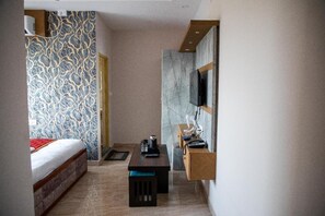 Habitación doble Deluxe, vista a la ciudad | Insonorización
