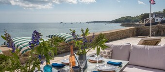 Large Luxury water front property with private direct beach access and panoramic sea scapes from eve
