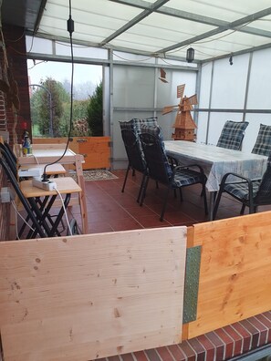 Opções para refeição ao ar livre