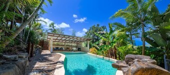 Stunning 2-bed, 2-bath property with a pool nestled in tranquil surroundings.