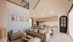 Family Villa, Pool View | Living area - Oxygen Valley Khao Yai C8 (Pak Chong)