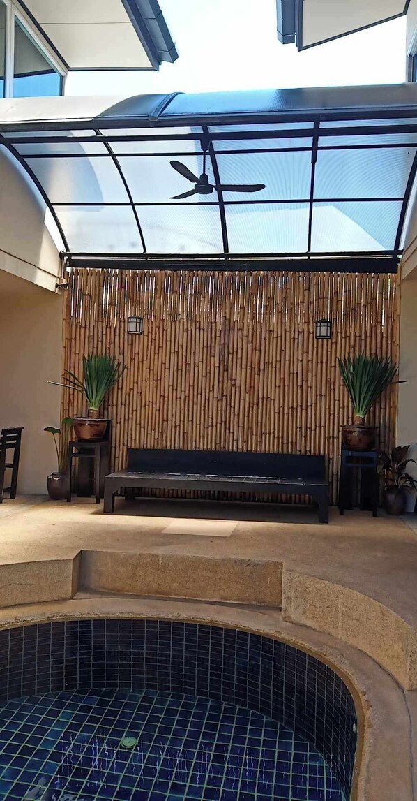 Deluxe Double Room, Pool View | Terrace/patio - Infinity Boutique Hotel Kata Beach (Karon)