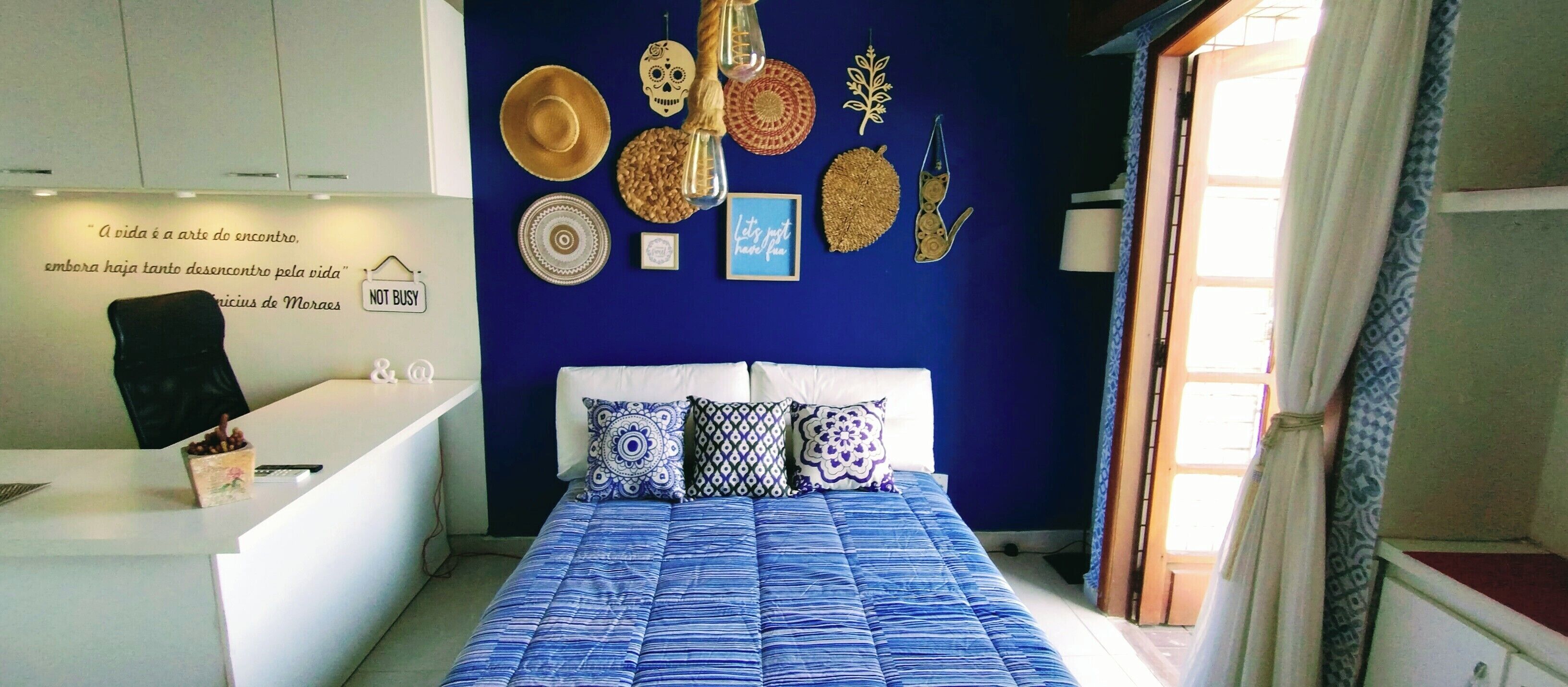 1 quarto, escrivaninha, Wi-Fi de cortesia, roupa de cama