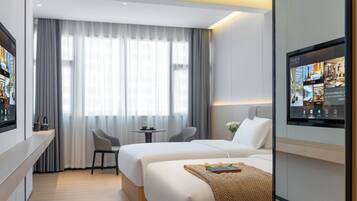 Ropa de cama de alta calidad, colchones Select Comfort y escritorio