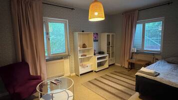 3 slaapkamers, een strijkplank/strijkijzer, wifi, beddengoed