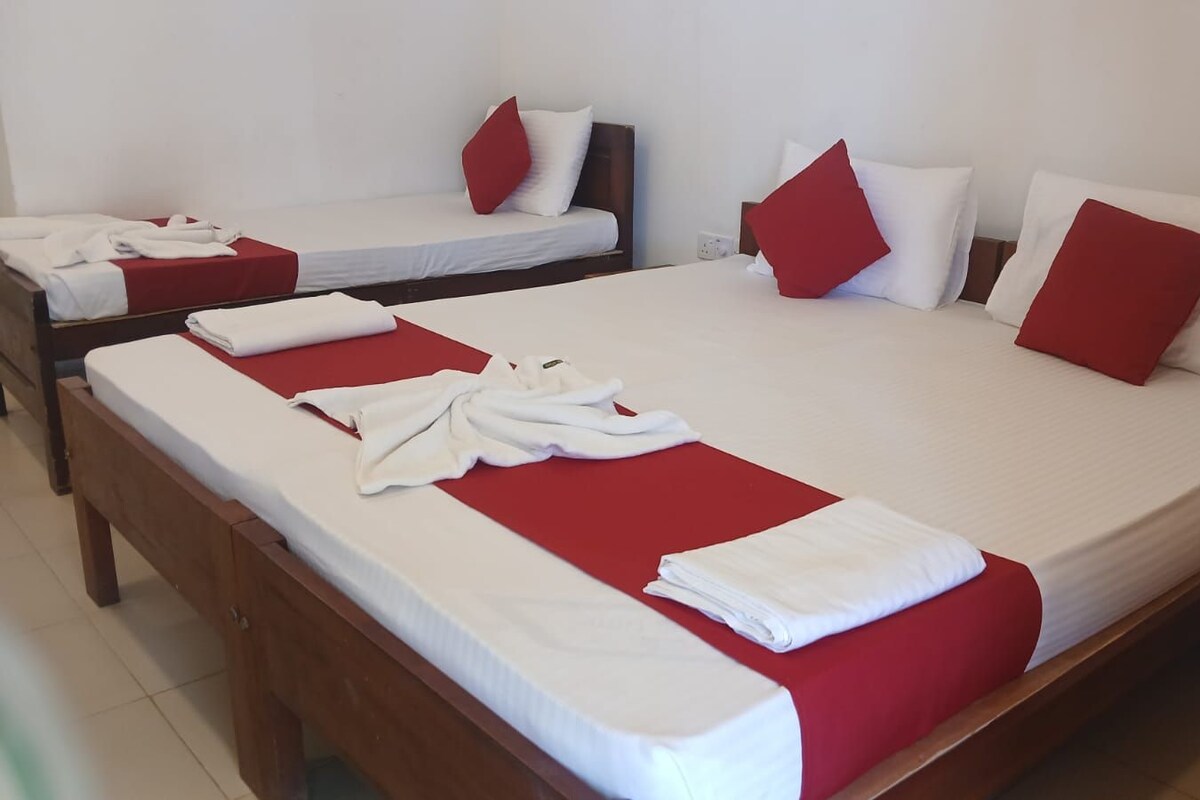 Comfort Triple Room, Beach View, Ground Floor | Desk, laptop workspace