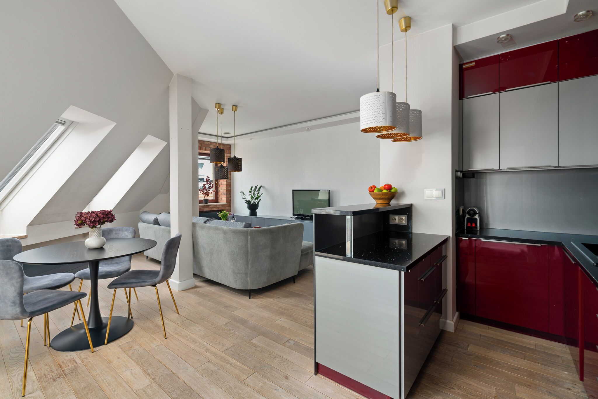 Apartament R510 | Bếp riêng | Dụng cụ pha espresso, dụng cụ vệ sinh, tủ đông 