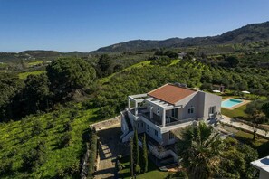 Exterior - Villa Adam: Tranquility and Luxury with a Poolside View (Crete)